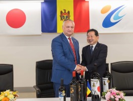 Igor Dodon a efectuat o vizită de lucru în orașul Tomi din Japoniа