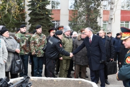 Comandantul Suprem al Forțelor Armate a participat la ceremonia de depunere a jurămîntului de către efectivul Brigăzii 2 infanterie motorizată „Ștefan cel Mare”