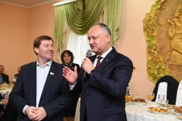 Igor Dodon a vizitat colholzul „Pobeda” din satul Copceac, UTA Găgăuzia și a participat la sărbătoarea dedicată agricultorilor din Taraclia