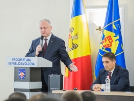 Președintele Republicii Moldova l-a prezentat corpului de procurori pe noul Procuror General