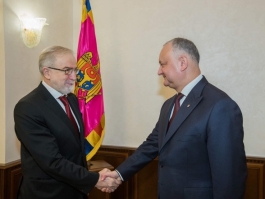 Președintele Republicii Moldova a avut o întrevedere cu Ambasadorul Georgiei