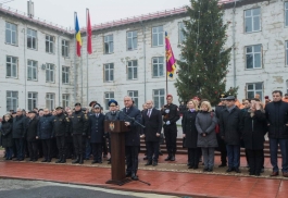 Șeful statului a participat la ceremonia consacrată celei de-a 28-a aniversări de la formarea Trupelor de Carabinieri