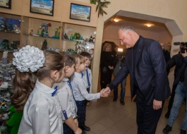 Igor Dodon a vizitat două instituții de învățămînt din municipiul Bălți