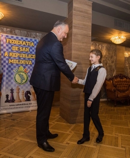 Șeful statului a participat la Gala laureaților Federației de Șah - 2019