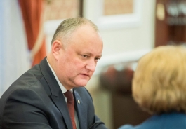 Igor Dodon a convocat o ședință cu conducerea țării, prima din acest an