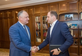 Igor Dodon a avut o întrevedere cu Ion Ceban