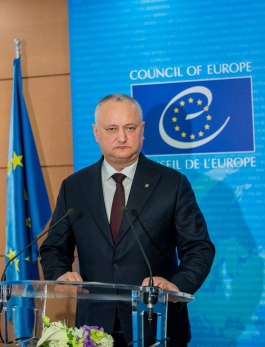 Șeful statului a avut o întrevedere cu Secretarul General al Consiliului Europei