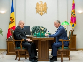 Igor Dodon a avut o întrevedere cu Victor Pușcaș