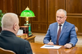 Igor Dodon a avut o întrevedere cu Victor Pușcaș