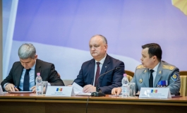 Președintele Republicii Moldova a participat la şedinţa lărgită a Colegiului SIS