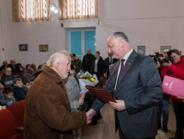 Президент провел встречу с жителями Дубоссарского района