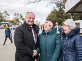 Президент провел встречу с жителями Дубоссарского района