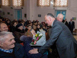 Preşedintele ţării a avut o întrevedere cu locuitorii din Dubăsari