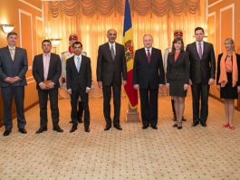 Moldovan president receives accreditation letters of five envoys