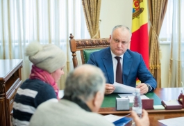 Igor Dodon a desfășurat o nouă audiență a cetățenilor