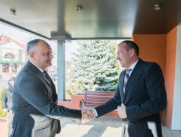 Igor Dodon întreprinde o vizită de lucru în raionul Hîncești