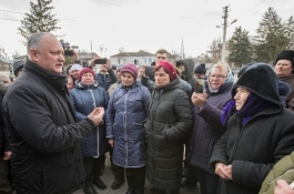 Президент посетил село Бужор Хынчештского района