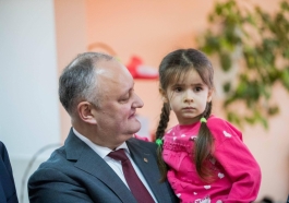 Igor Dodon a vizitat localitatea Nemțeni, Hînceşti