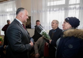 Igor Dodon a vizitat localitatea Nemțeni, Hînceşti