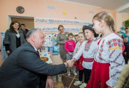 Igor Dodon a vizitat localitatea Nemțeni, Hînceşti