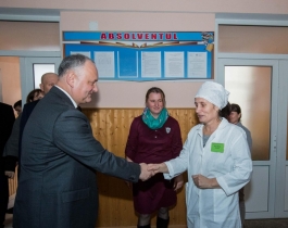 Igor Dodon a vizitat localitatea Nemțeni, Hînceşti