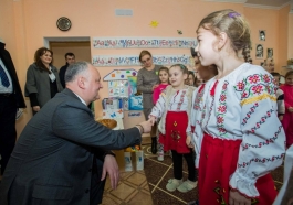 Igor Dodon a vizitat localitatea Nemțeni, Hînceşti