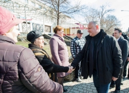 Igor Dodon a avut o întrevedere cu locuitorii raionului Rîșcani