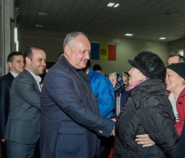 Igor Dodon a avut o întrevedere cu locuitorii raionului Rîșcani