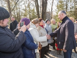 Глава государства посетил город Костешть Рышканского района