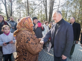 Глава государства посетил город Костешть Рышканского района