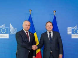 Preşedintele Republicii Moldova a avut o întrevedere cu Comisarul European pentru Politica de Vecinătate şi Extindere