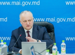 Igor Dodon a prezidat prima ședință a Centrului unic de comandă pentru gestionarea crizei provocate de virusul COVID-19