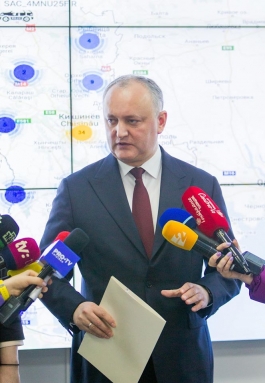 Igor Dodon a prezidat prima ședință a Centrului unic de comandă pentru gestionarea crizei provocate de virusul COVID-19