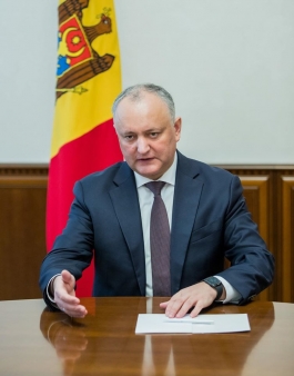 Igor Dodon a avut o întrevedere de lucru cu Dereck J. Hogan