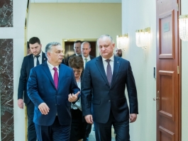 Președintele Republicii Moldova a avut o întrevedere cu Prim-ministrul Ungariei