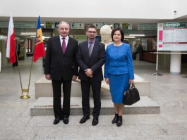 Moldovan president visits Polish central voivodeship