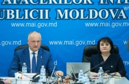 Igor Dodon a prezidat ședința ordinară a Centrului unic de comandă pentru gestionarea crizei coronavirus