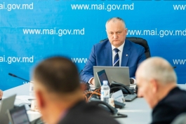 Igor Dodon a prezidat ședința ordinară a Centrului unic de comandă pentru gestionarea crizei provocate de coronavirus