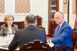 Igor Dodon, Zinaida Greceanîi și Ion Chicu au desfășurat ședința săptămînală