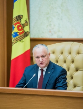 Președintele Republicii Moldova a prezidat ședința Consiliului Suprem de Securitate