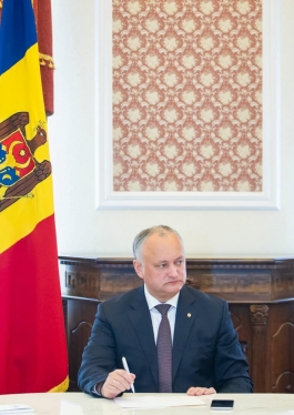 Igor Dodon, Zinaida Greceanîi și Ion Chicu au participat la ședința săptămânală