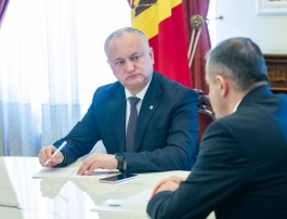 Igor Dodon, Zinaida Greceanîi și Ion Chicu au participat la ședința săptămânală