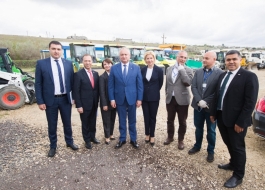 Igor Dodon a efectuat o inspecție a terenurilor agricole din Autonomia Găgăuză