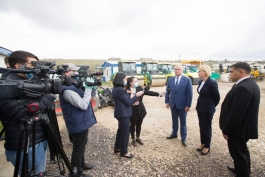 Igor Dodon a efectuat o inspecție a terenurilor agricole din Autonomia Găgăuză