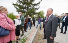 Igor Dodon a vizitat orașul Glodeni