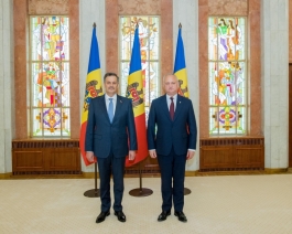 Președintele Republicii Moldova a primit scrisorile de acreditare din partea Ambasadorului Extraordinar şi Plenipotențiar al Republicii Belarus în țara noastră