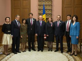 Moldovan president awards two European officials