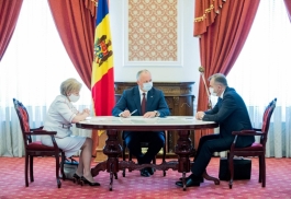 Igor Dodon, Zinaida Greceanîi şi Ion Chicu au participat la ședința săptămânală