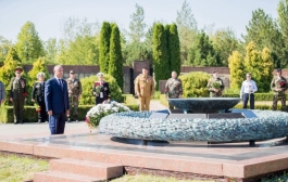 Președintele Republicii Moldova a participat la ceremonia comemorativă de la Complexul Memorial „Capul de Pod Șerpeni”