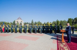 Președintele Republicii Moldova a participat la ceremonia comemorativă de la Complexul Memorial „Capul de Pod Șerpeni”